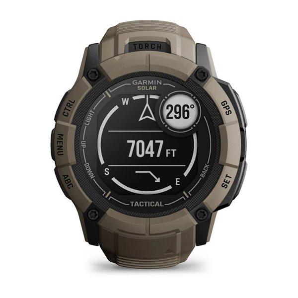 Смарт-часы Garmin Instinct 2X Solar-Tactical Edition Коричневый (010-02805-03) - фото 2