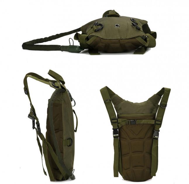 Рюкзак B09 олива с питьевой системой - фото 4 Рюкзак B09 олива с питьевой системой - фото 4
