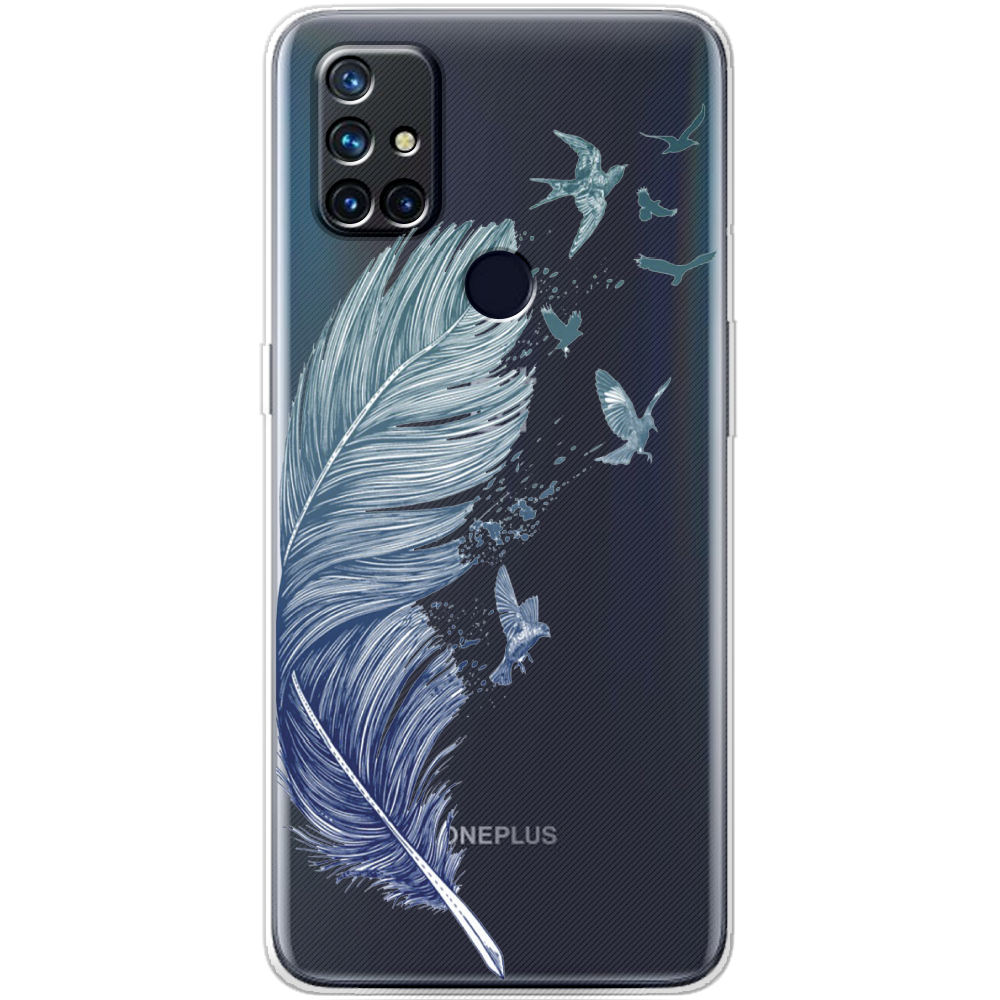 Чехол BoxFace OnePlus Nord N10 Feather Прозрачный силикон (43633-cc38-43633)