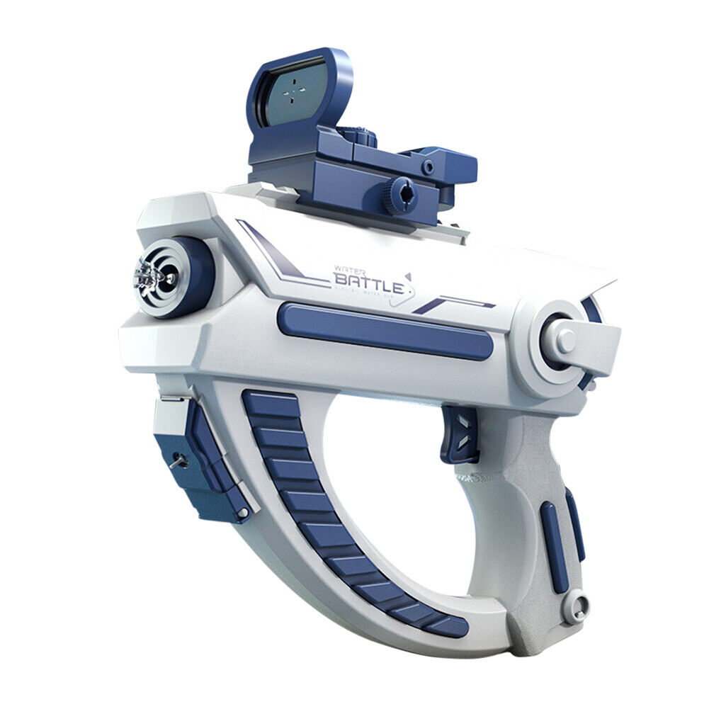 Детский пистолет водный Space Electric Water Gun электрический на аккумуляторе Синий (26851980)