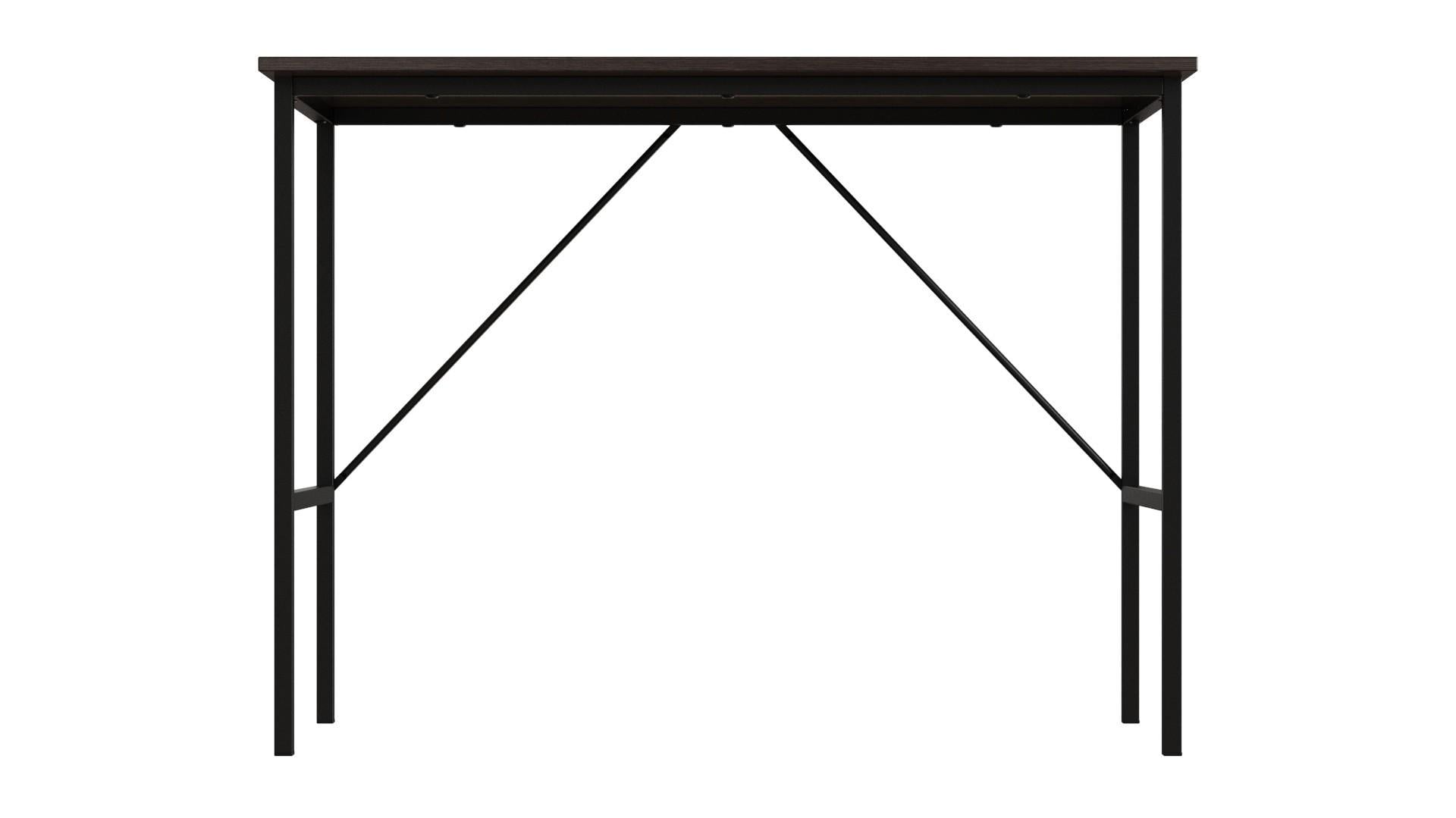 Письменный стол Ferrum-decor Line Тайм металл/ДСП 16 мм 750x1000x600 мм Черный/Венге Магия (FRD-106160)