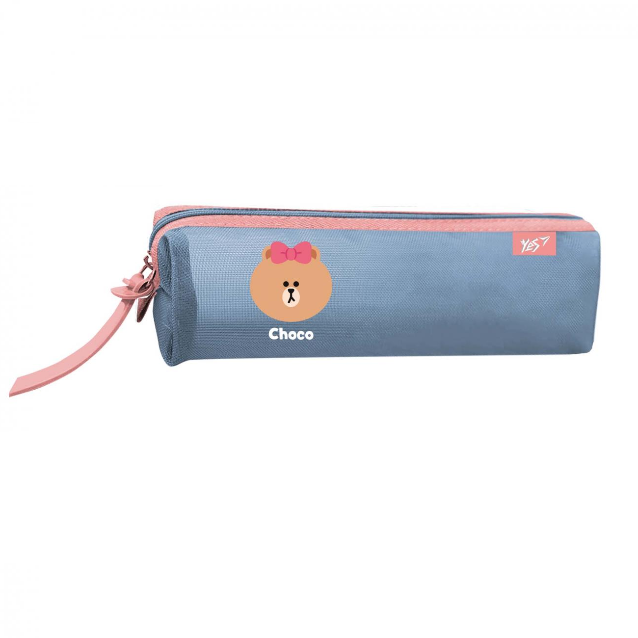 Пенал школьный YES Line Friends Pretty Choco мягкий 1 отделение Голубой (533692)