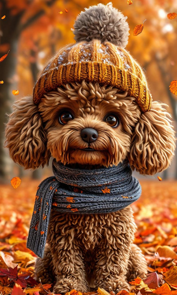 Алмазная мозаика Мальтипа в желтых листьях 30х50 см (29514283)