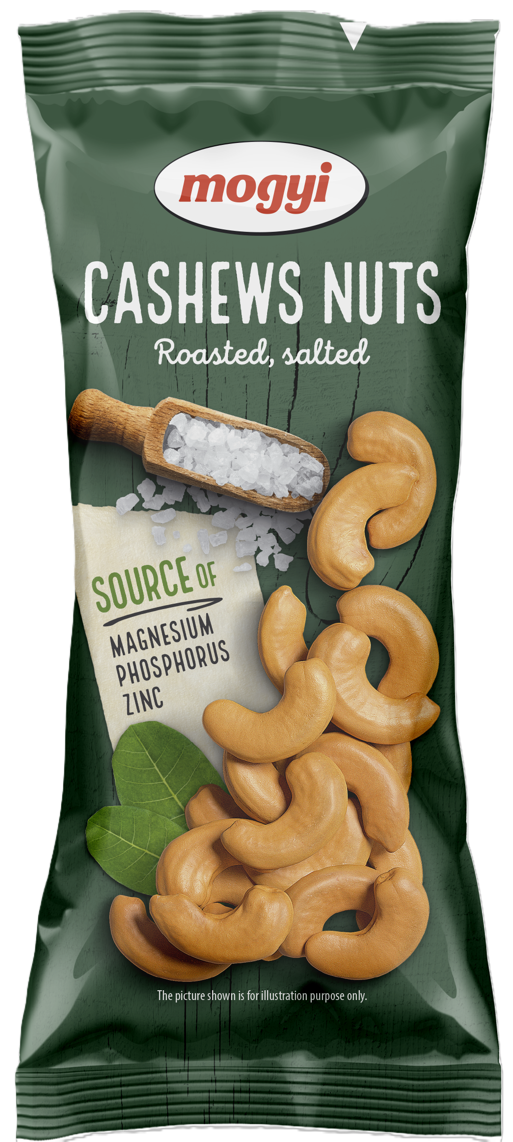Орехи кешью жареные Mogyi подсоленные 70 г (10021)