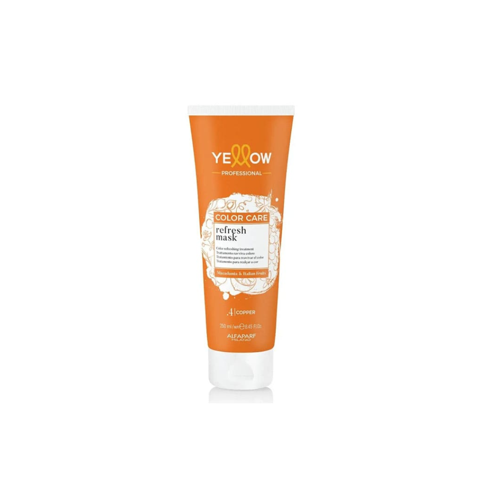 Маска тонувальна для волосся Yellow Color Care Refresh Mask 250 мл .4 Copper