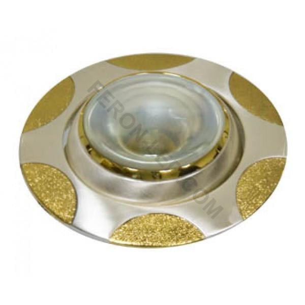 Світильник вбудований Feron 156 R-39 Срібний/Золотий (10943978)