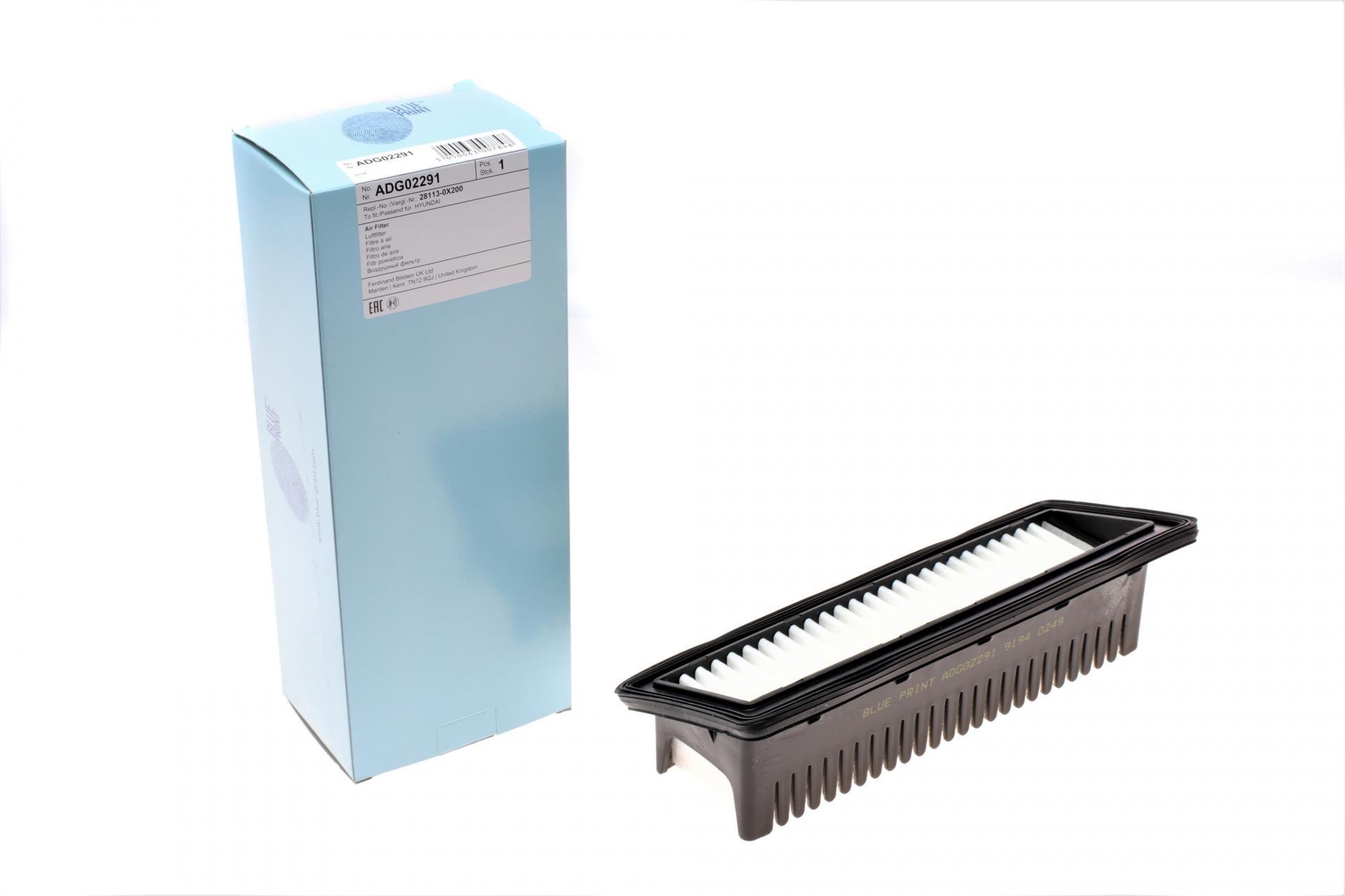 Фильтр воздушный BLUE PRINT для Hyundai I10 1,2 08-13 (ADG02291)