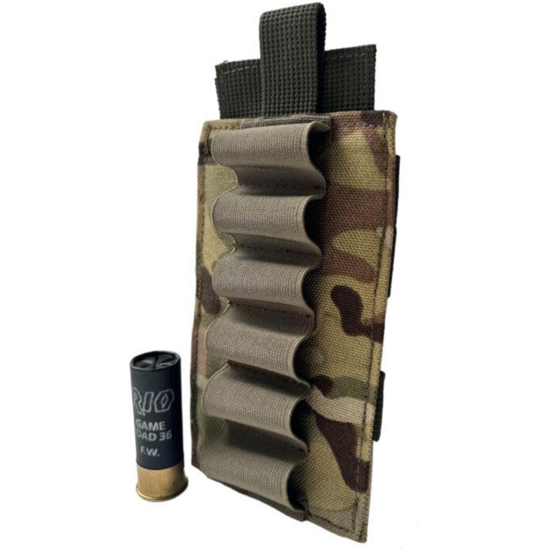 Патронташ на Molle Ranger для патронів 12 калібру 6 шт. Cordura 1050 Multicam (TTX3762) - фото 2