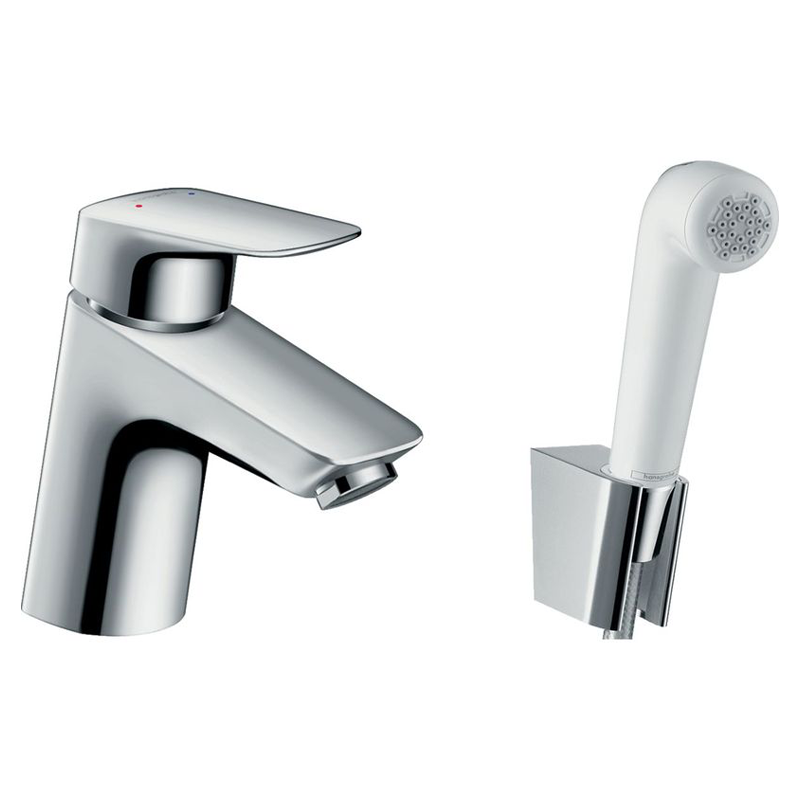 Смеситель для умывальника Hansgrohe Logis с гигиеническим душем Хром (71290000)