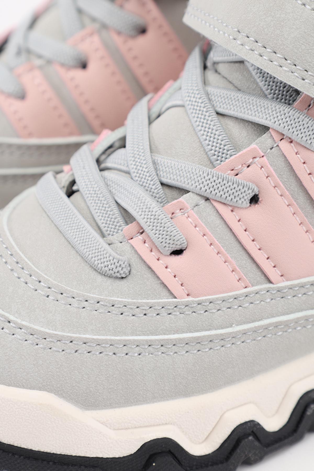 Черевики дитячі демісезонні ЦБ-00279237 для дівчинки р. 26 Світло-сірий (29085952) - фото 4 Черевики дитячі демісезонні ЦБ-00279237 для дівчинки р. 26 Світло-сірий (29085952) - фото 4