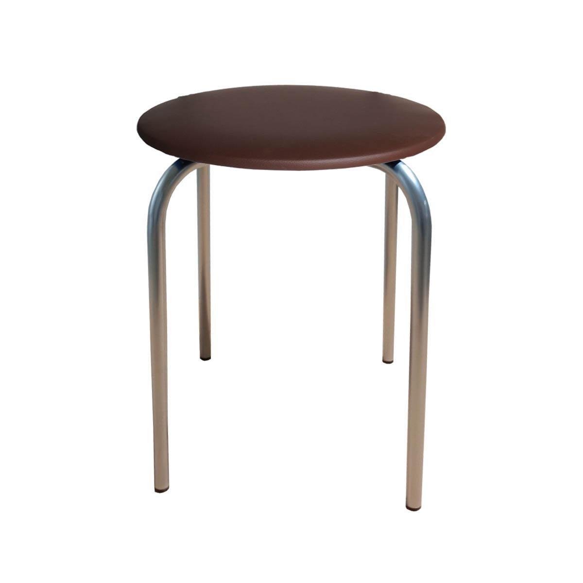 Табурет для кухни Чико кожзаменитель Коричневый/Алюминий (U26942-10) Табурет для кухни Чико кожзаменитель Коричневый/Алюминий (U26942-10)