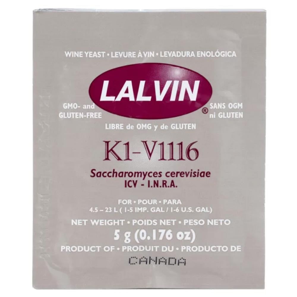 Дрожжи виновные Lalvin All Purpose V1116 5 г (26607417)