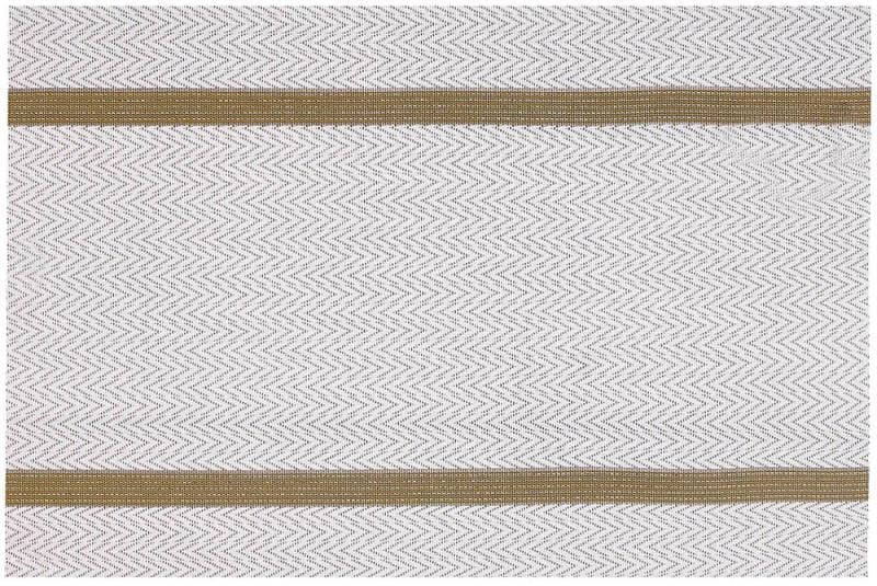 Набор 4 сервировочных коврика Casual 30х45см, плейсмат (подтарельники), бежевый, полосы