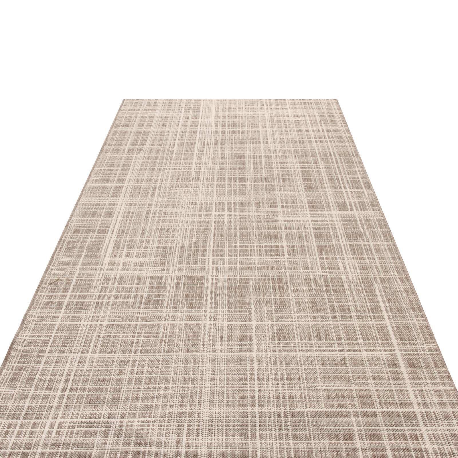 Килим безворсовий на гумовій основі DAKARIA Karat Flex Run 19171/111 1,20x1,70 м Бежевий (00-00010928) - фото 9