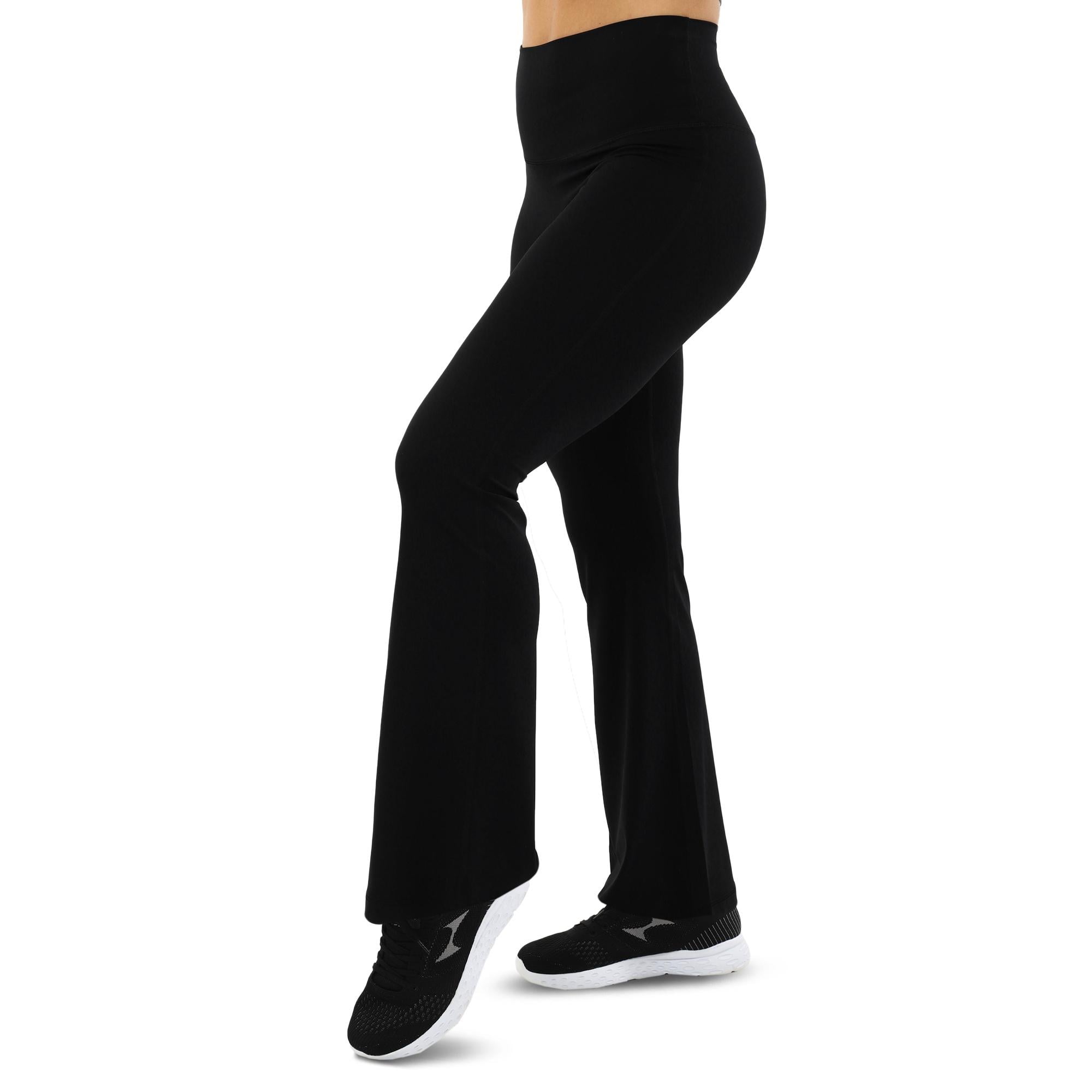 Лосины клеш женские VSX CK4103 с высокой талией M Черный (CK4103_Черный_M)