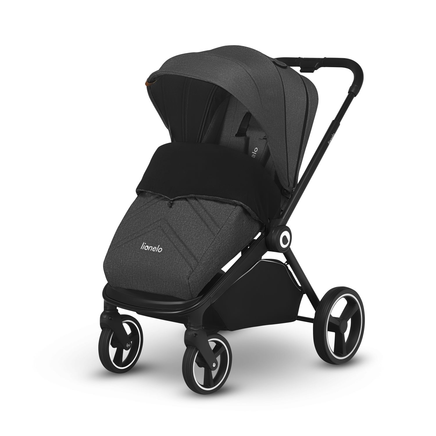 Коляска универсальная 3в1 Lionelo Mika 3In1 Grey Graphite (49961018) - фото 2