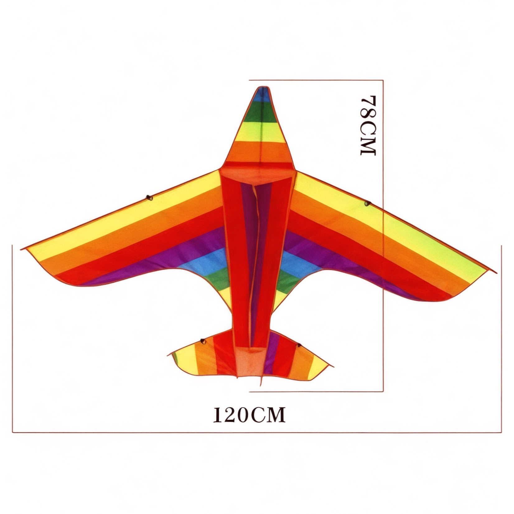 Повітряний змій C 52194 Літак 120x78 см (113767) - фото 2 Повітряний змій C 52194 Літак 120x78 см (113767) - фото 2