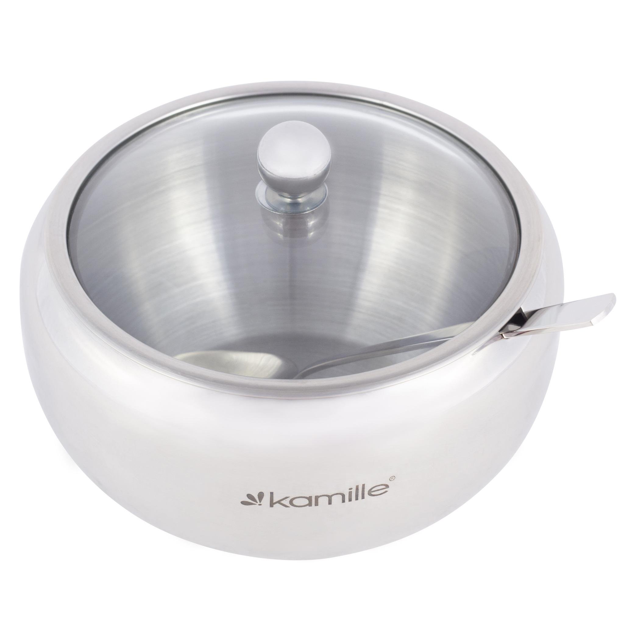 Сахарница Kamille 7002 с ложечкой 460 мл - фото 3 Сахарница Kamille 7002 с ложечкой 460 мл - фото 3