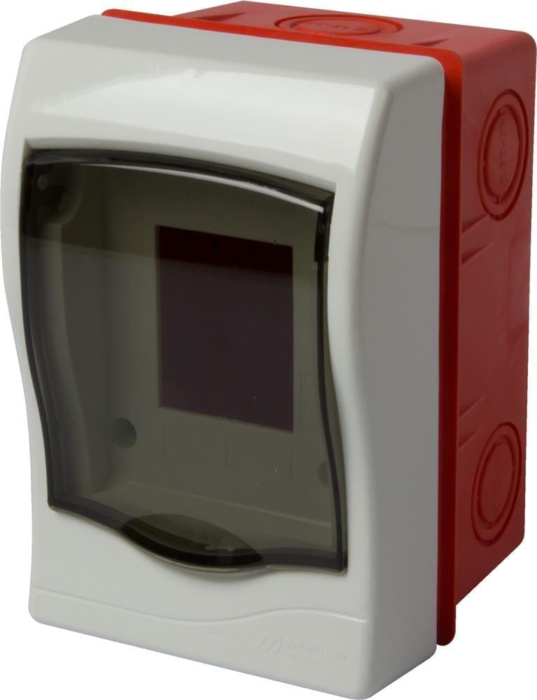 Щит распределительный E.NEXT e.plbox.stand.w.02mU Прозрачный 2 модулей пластик 149х100х65 мм (s0290013u)