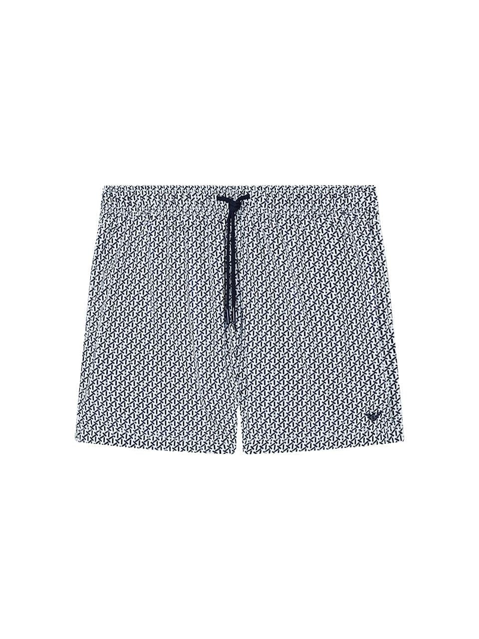 Шорты пляжные мужские Emporio Armani 2XL Белый (EM000583-white)