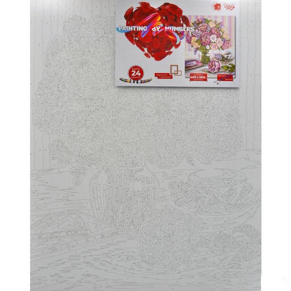 Картина по номерам Danko Toys Букет 40x50 см (KpNe-40х50-02-02) Картина по номерам Danko Toys Букет 40x50 см (KpNe-40х50-02-02)