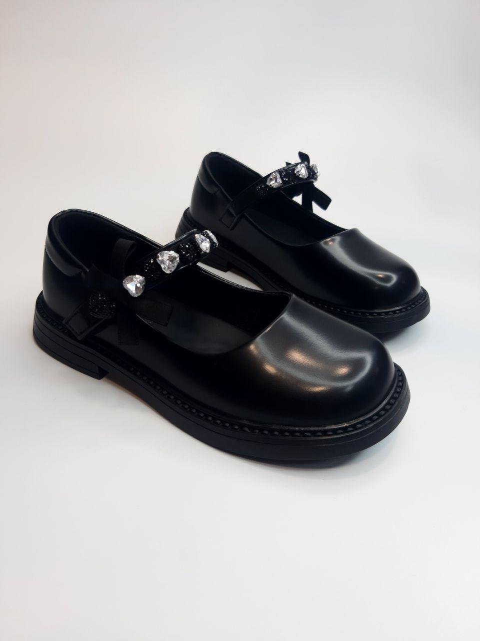 Туфлі дитячі Clibee для дівчинки р. 31 19 см Чорний (637 black)