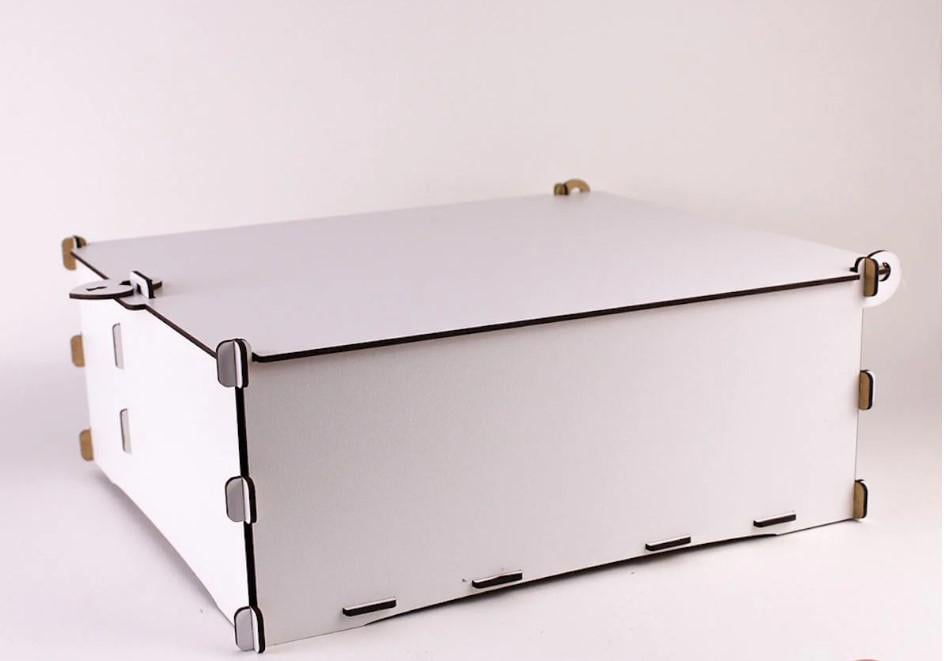 Коробочка для пляшки з кришкою Білий (1884)