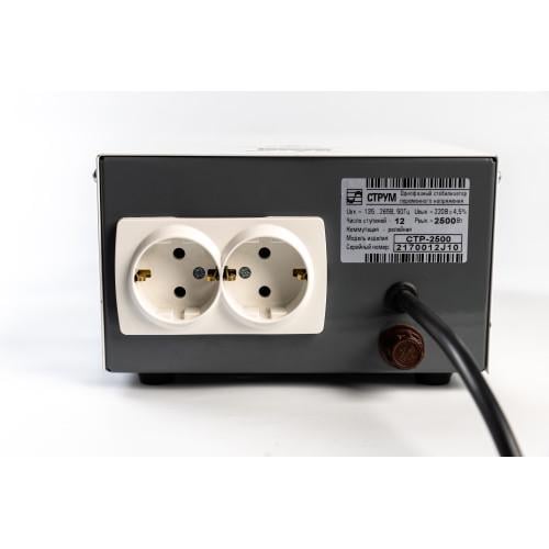 Стабилизатор напряжения 1500 Вт Ток (СТР-1500) - фото 2 Стабилизатор напряжения 1500 Вт Ток (СТР-1500) - фото 2