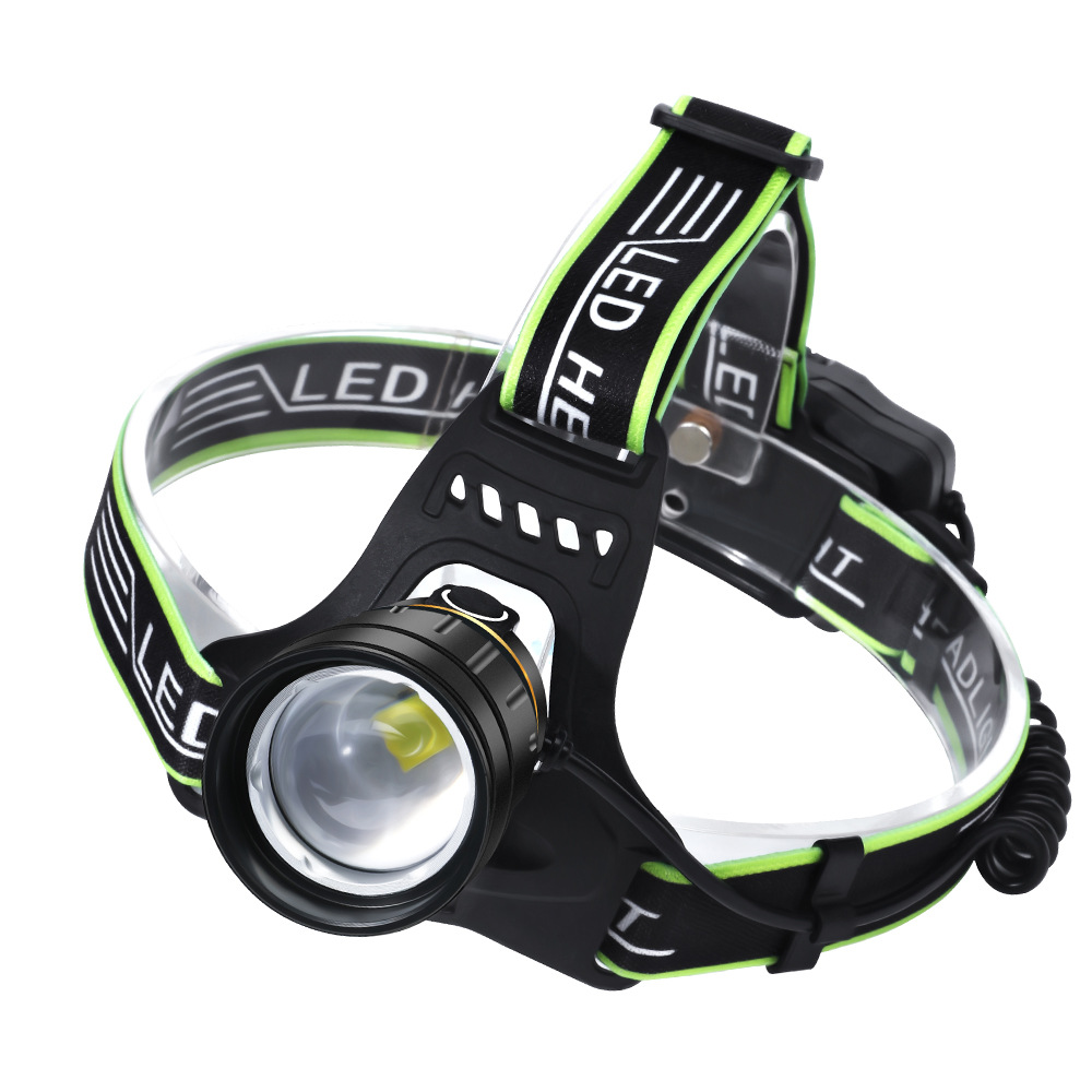 Фонарь налобный XB-A8P50 Zoom 3 режима с индикацией заряда (7cf06e9f)