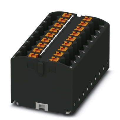 Розподільний блок Phoenix Contact PTFIX 18X2,5 BK 450В 24A Push-in Чорний (3273322)