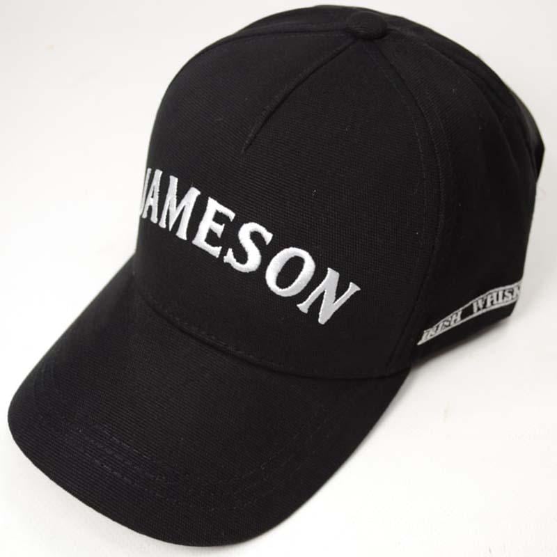 Кепка Jemeson BTH24807 Jameson с регулировкой котоновая универсальная р. 56-58 Черный/Белый