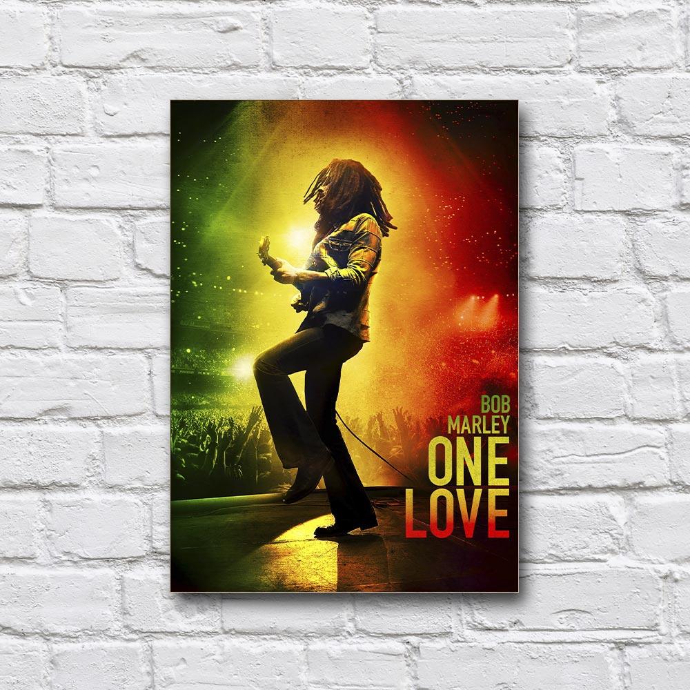 Постер деревянный фильм «Боб Марли: One Love» 210х297 мм (21265114)