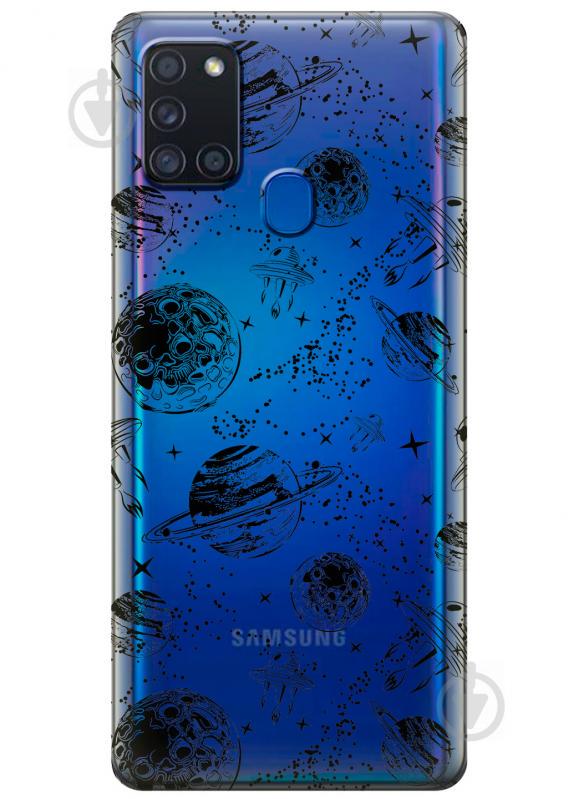 Силиконовый чехол iSwag для Samsung Galaxy A21s Космос (KS2763) Силиконовый чехол iSwag для Samsung Galaxy A21s Космос (KS2763)