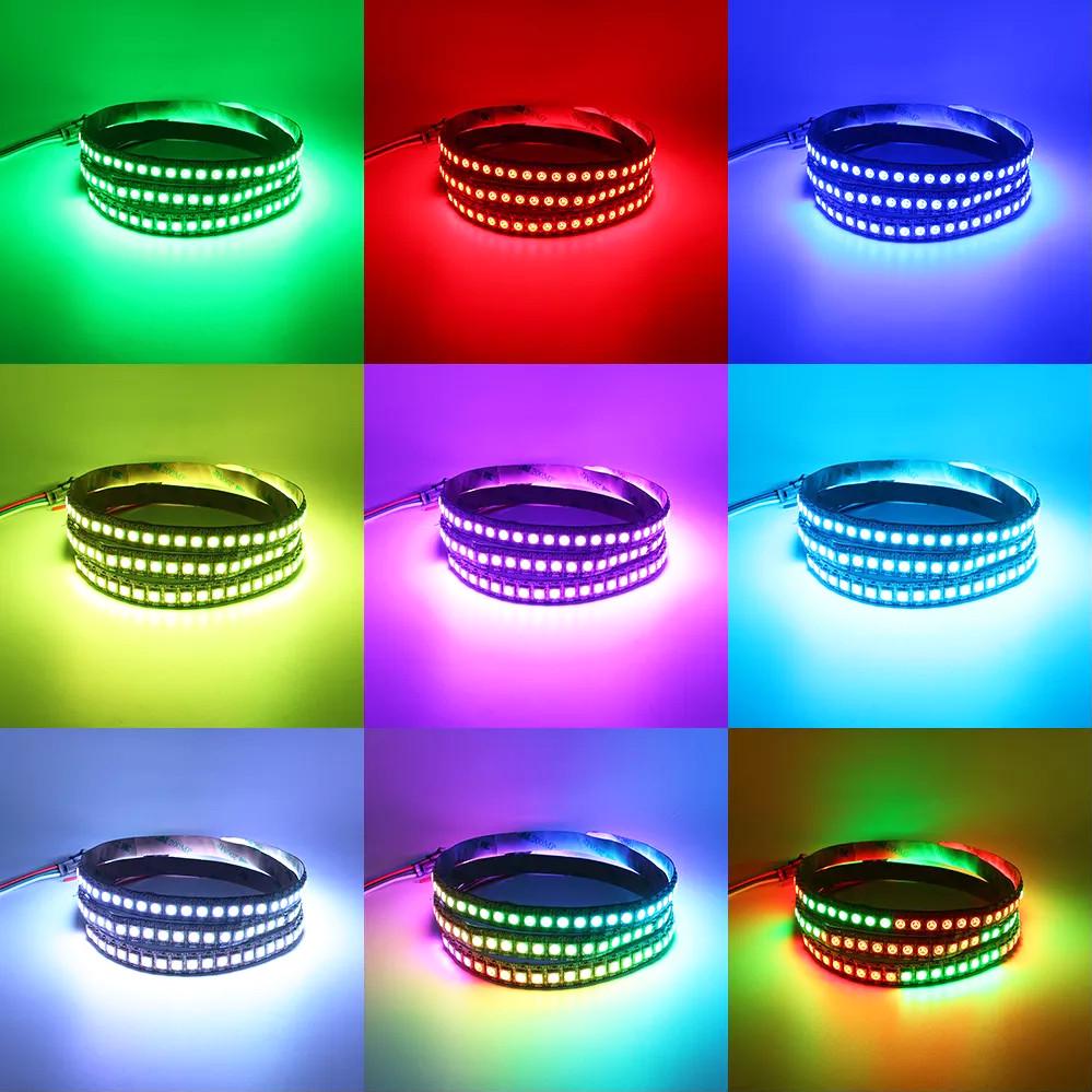 Світлодіодна стрічка SMD 5050 RGB з пультом керування 12V 220V 5 м (3034) - фото 7 Світлодіодна стрічка SMD 5050 RGB з пультом керування 12V 220V 5 м (3034) - фото 7