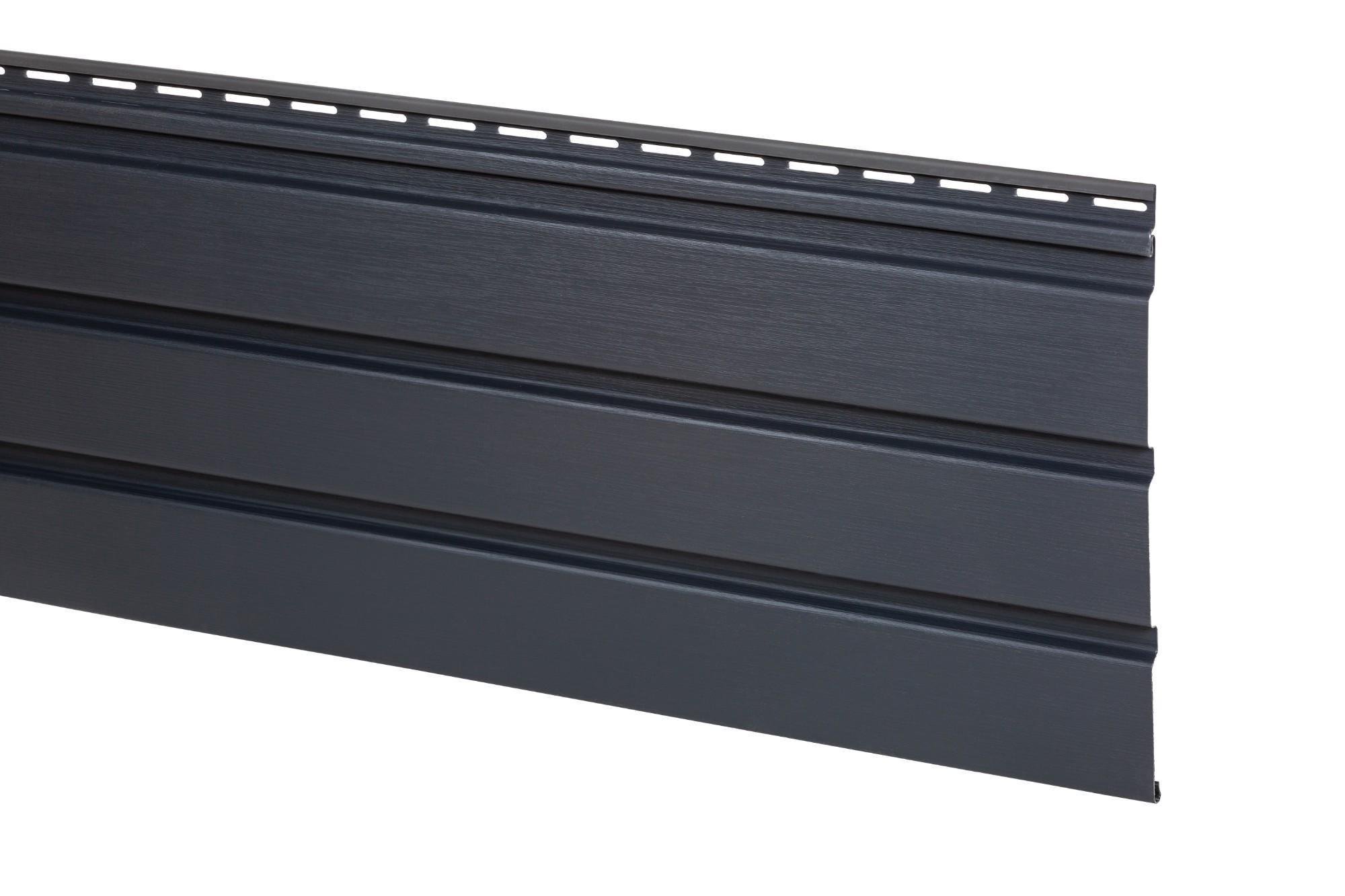 Софіт АйДахо без перфорації Графітовий (343508548) - фото 1 Софіт АйДахо без перфорації Графітовий (343508548) - фото 1