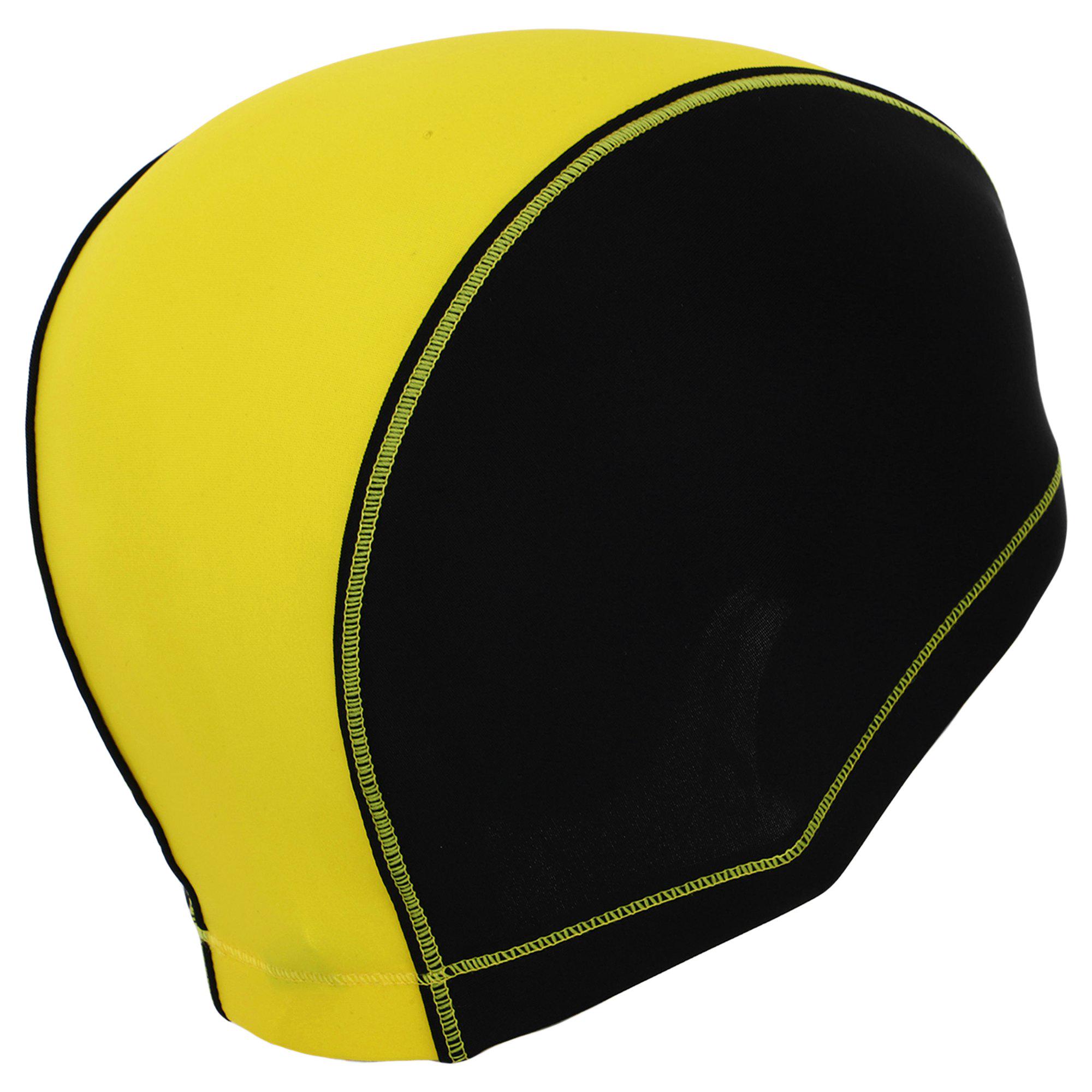 Шапочка для плавания Mad Wave Lycra Duotone M052702 Желтый (60444213) - фото 3