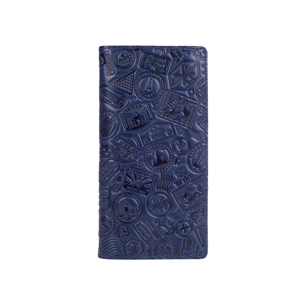 Кошелек Let's Go Travel из глянцевой натуральной кожи на 14 карт (WP-02-C19-4026-T007)