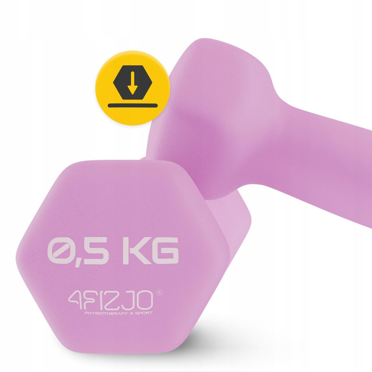 Гантелі вінілові 4fizjo Classic 0,5 кг 2 шт. (P-5907739311948) - фото 7 Гантелі вінілові 4fizjo Classic 0,5 кг 2 шт. (P-5907739311948) - фото 7