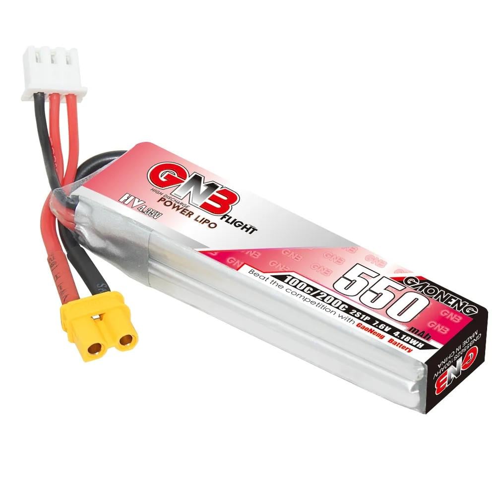 Батарея GNB 2S 550 mAh 7,6V 100C/200C XT30