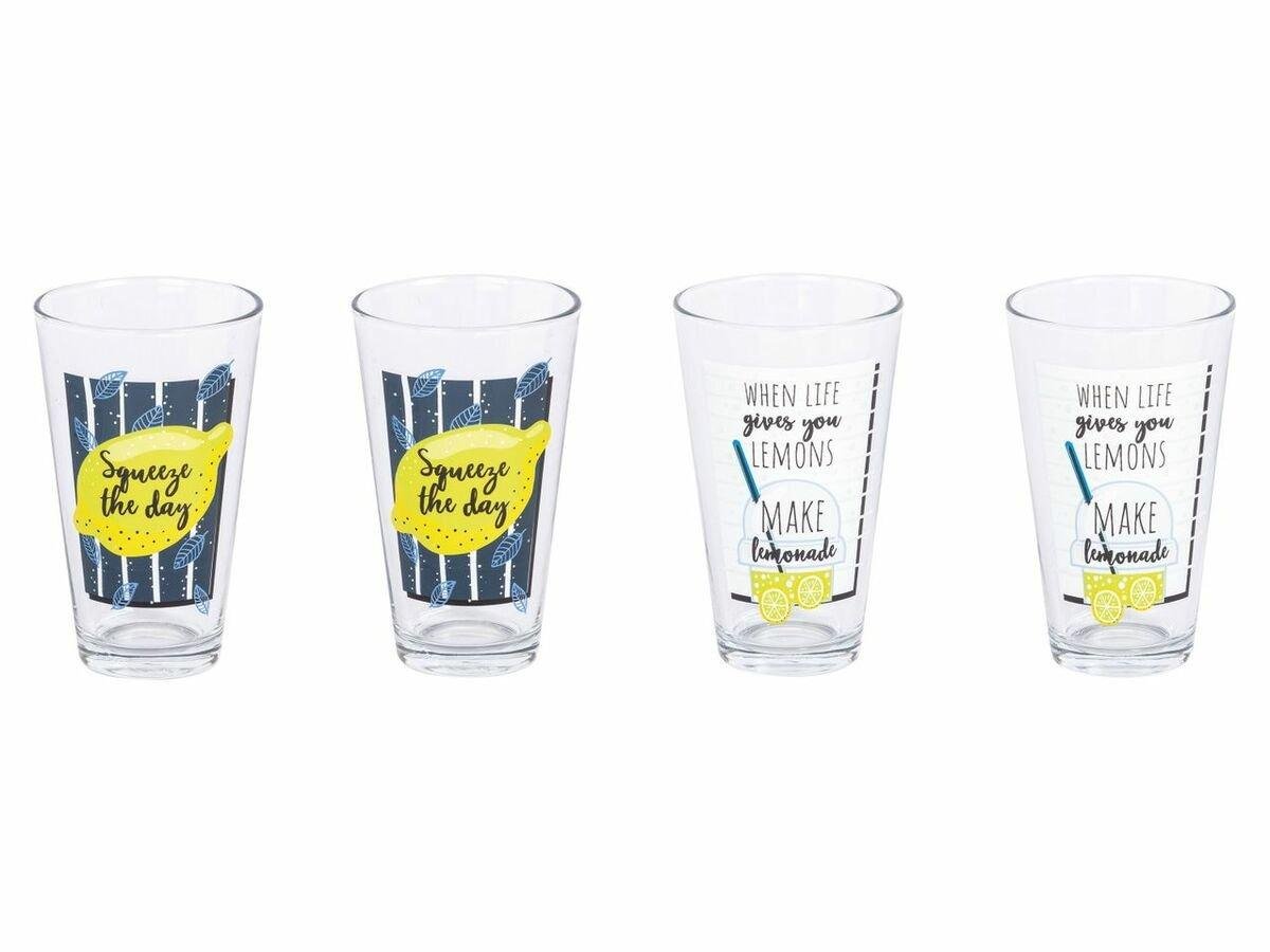 Набор стаканов ERNESTO 388927 265 мл 4 шт. Разноцветный (18710103941802)