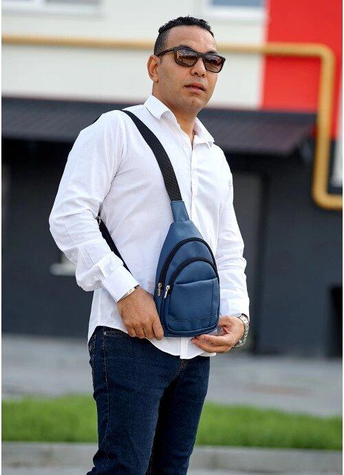 Мужская сумка 783111016m Синий (14076235) - фото 2 Мужская сумка 783111016m Синий (14076235) - фото 2