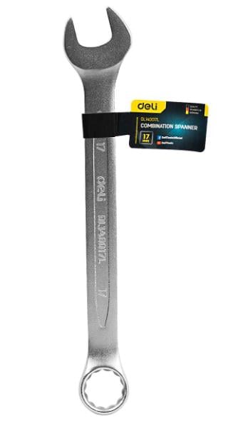 Ключ гаечный комбинированный Deli Tools DL140017L 17 мм (27206976)