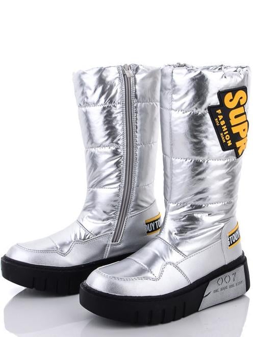 Дутики Kimbo FG2022-3DD на овчине р. 36 Серебристый (97694)