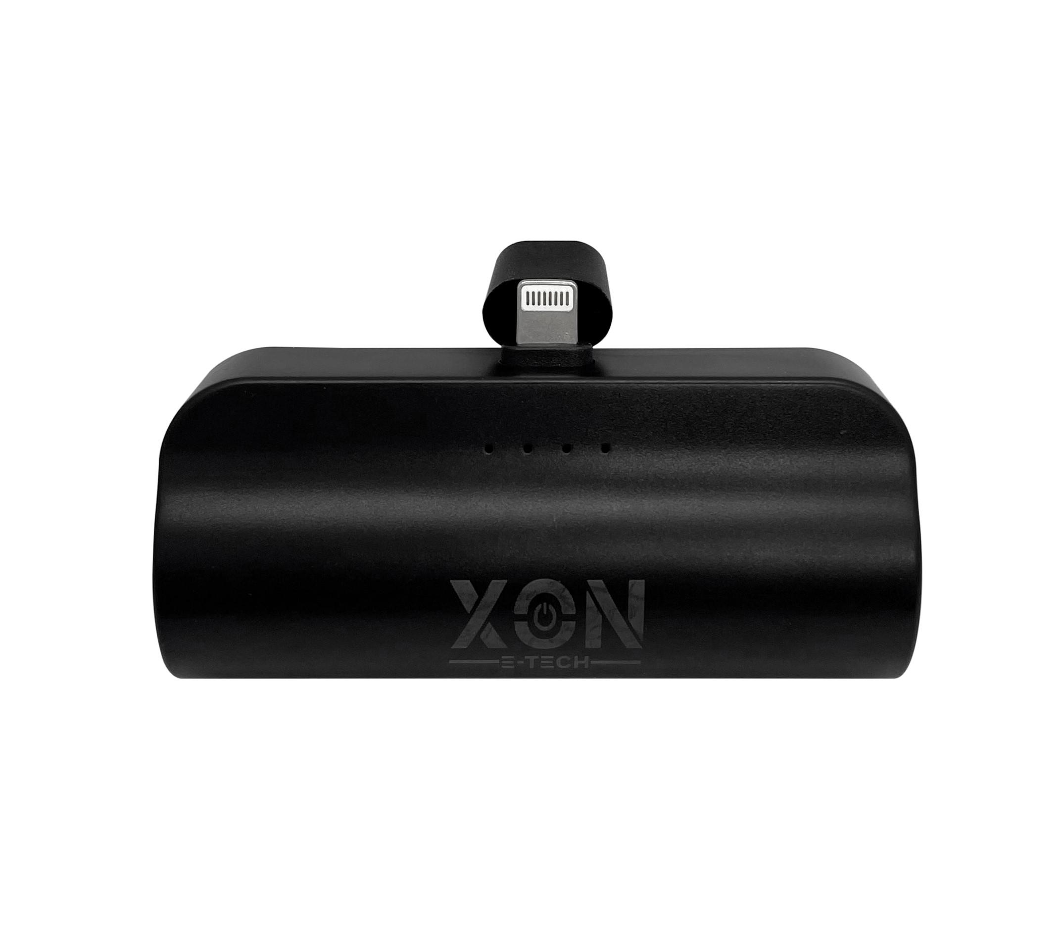 Повербанк XON PowerBank MiniCharge Lightning 5000 mAh Чорний (DC5LE 6792)