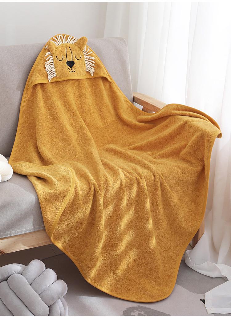 Рушник дитячий з капюшоном/куточком Лев (24246820)