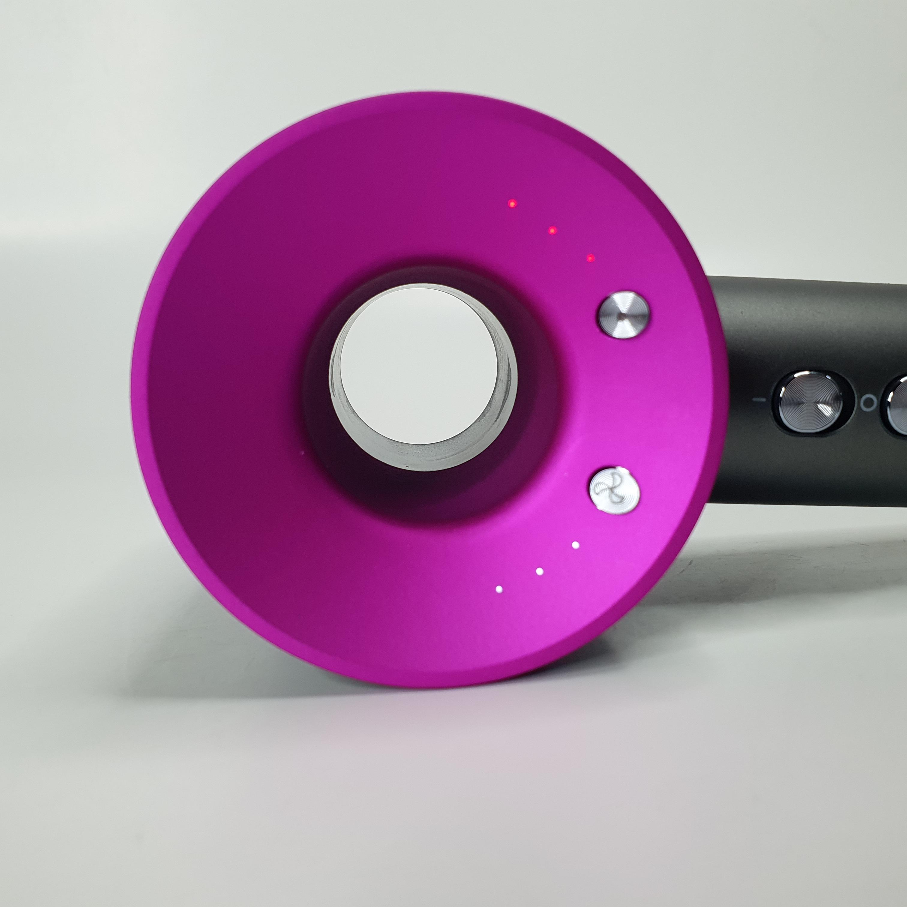 Фен для волосся професійний Super Hair Dryer 5в1 1600 Вт з насадками та дифузором Purple (DJ1-345) - фото 5