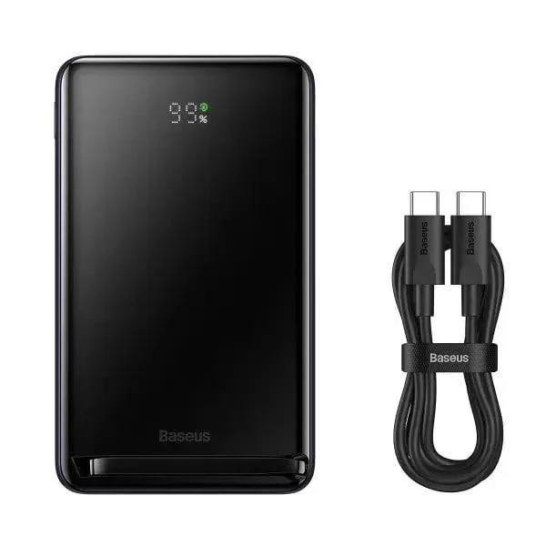 Павербанк BASEUS Magnetic Bracket Wireless Fast Charge 10000 mAh 20W 3A QC3.0+PD3.0 Black