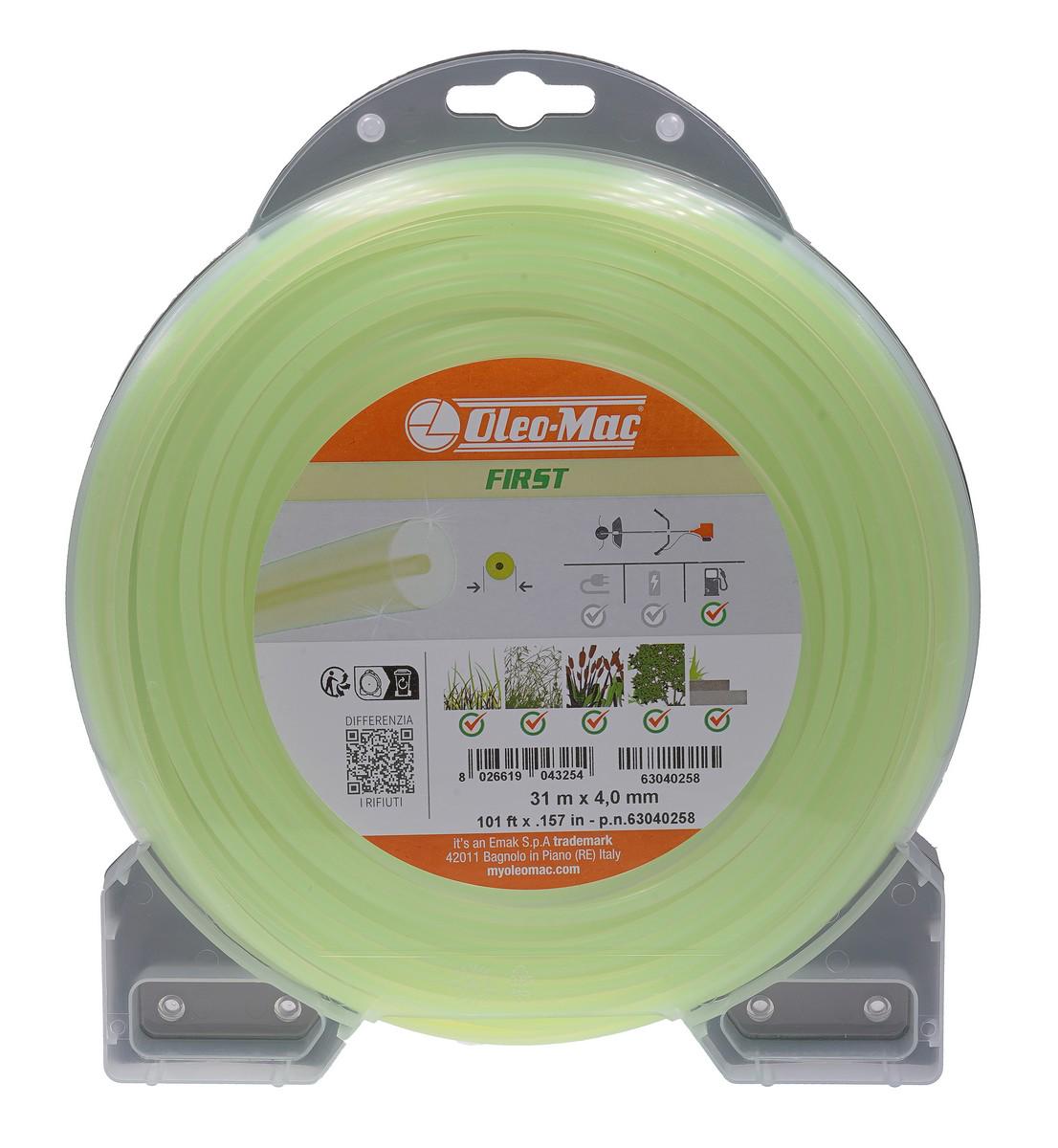 Леска триммера Oleo-Mac FIRST POWER passion 4,0х31 м/круг код 63040258 (les609) Леска триммера Oleo-Mac FIRST POWER passion 4,0х31 м/круг код 63040258 (les609)