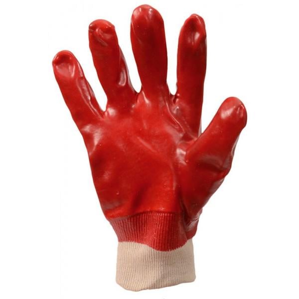 Перчатки кислотостойкие MasterTool GM ПВх10,5" Красный (83-0501) - фото 2