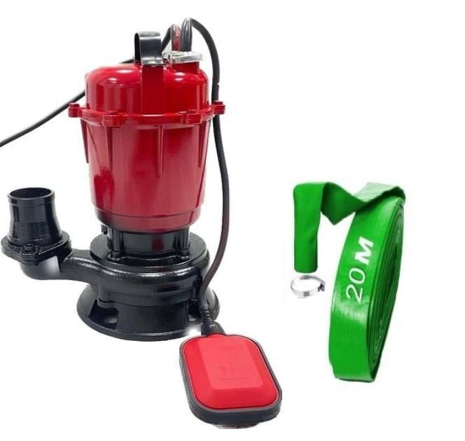 Насос дренажно-фекальный с измельчителем Wisla QDA 1 1,1 kW A со шлангом 20 м (30410768)